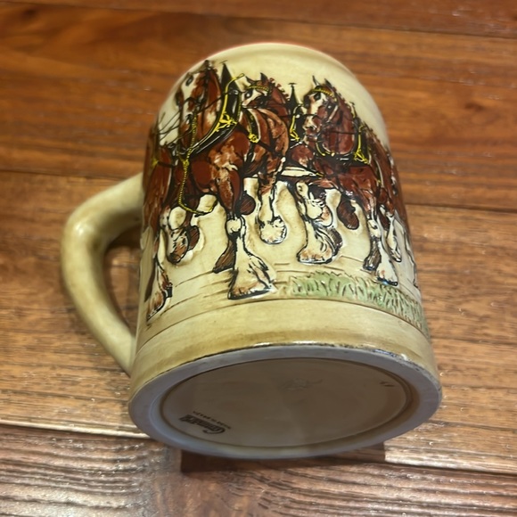 Ceramarte Budweiser Champion Clydesdales St. Louis Missouri Stein 1980 - Picture 9 of 13